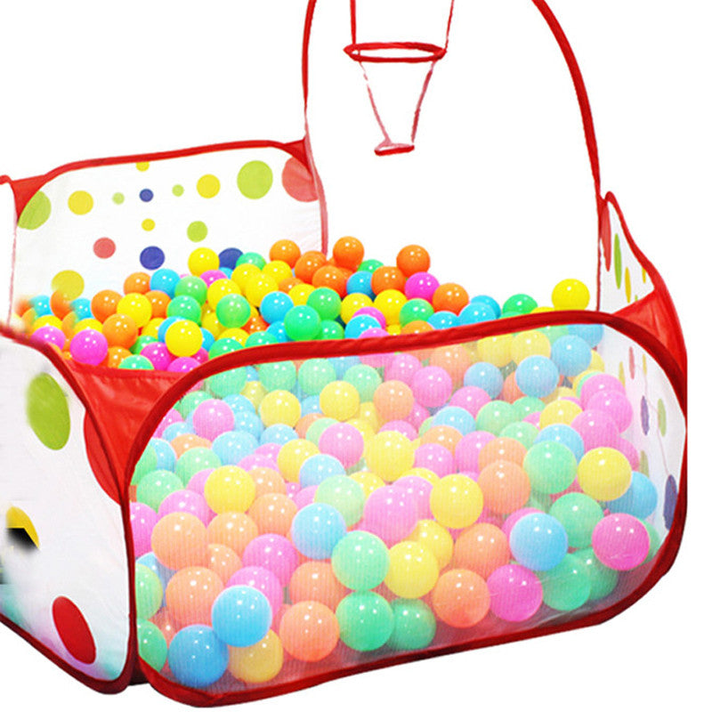 90cm Foldable Kids Children Ocean Ball Pit Pool Ball Play Toys Tent Pop up Hexagon Polka Dot Children Ball Play Pool Tent