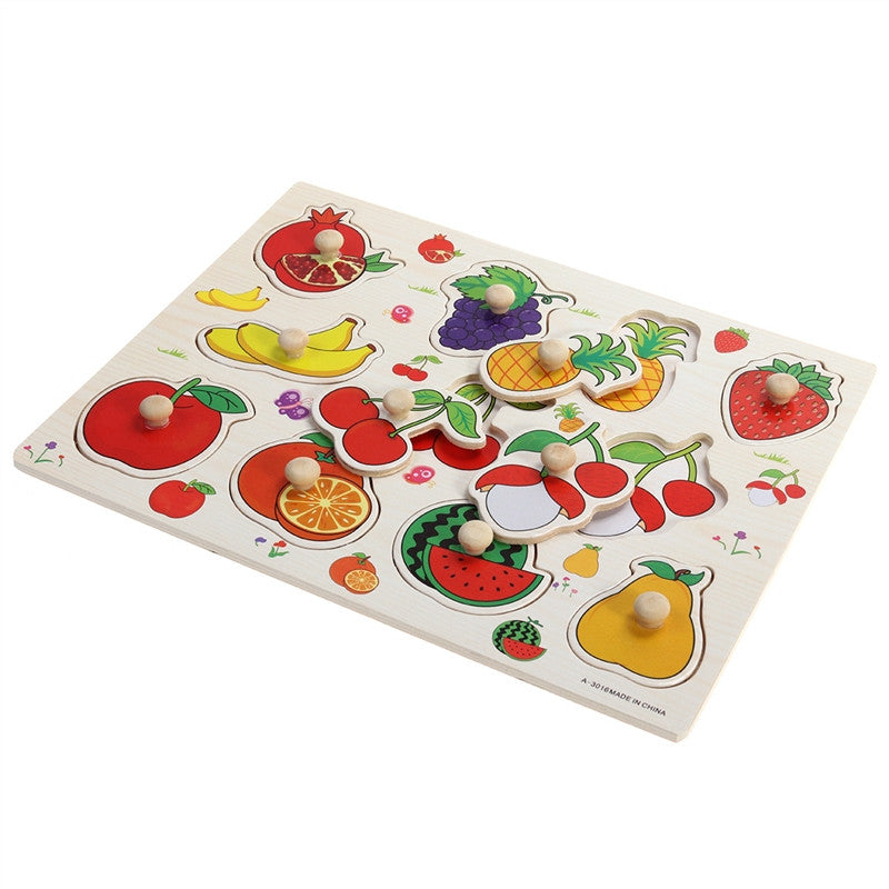 Number Alphabet Wooden Educational Letter Puzzle Board Wooden jigsaw puzzle toys for Kids Children
