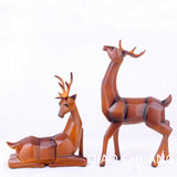 30CM Resin Art Craft European Creative Home Decorations Fashion NEW Living Room Wine Cabinet Geometric Deer  Ornaments S396