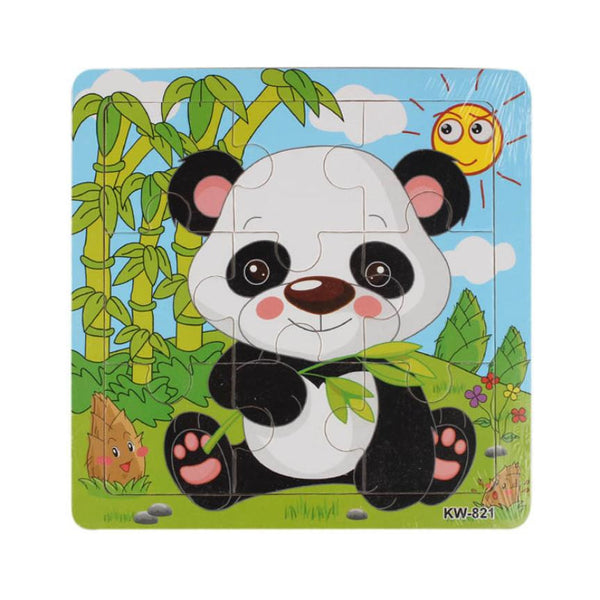 Panda rompecabezas Wooden Jigsaw Toys For children Kids Educational Toy Puzzles Brain Teaser Puzzle Kid toys Wood Puzzle toy