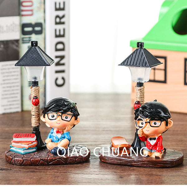 Detective Conan Night Light Street Lights Cartoon Lovely Personality Cosplay Kids Gift Toy Home Decorations Resin Art Craft S196