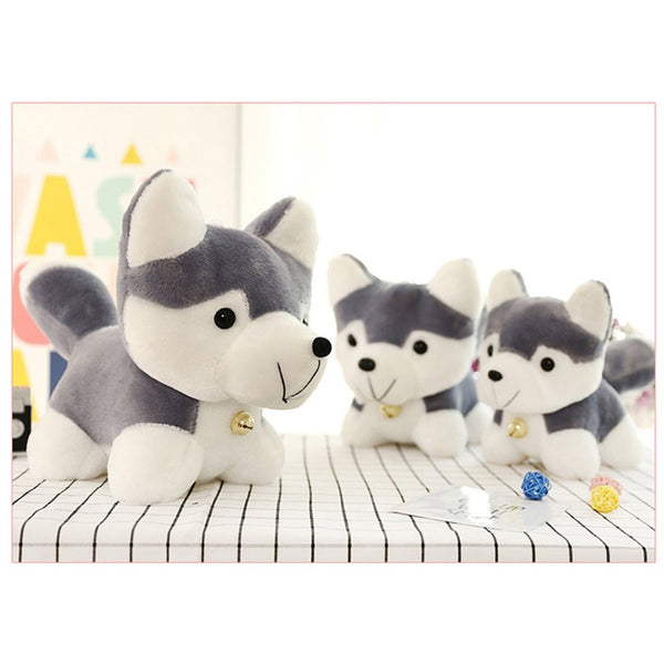 Innovative Siberian Husky Super Cute Plush Toy Simulation Dog Model Toy Kids Appease Doll Home Decoration