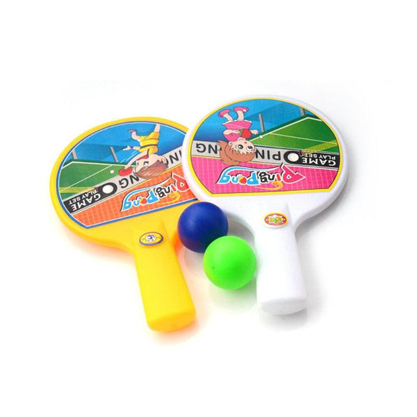 1 Pair Bats 2pcs Balls Funny Baby PingPong Ball Sports Education Toys Children's Table Tennis Sports Kids Favorite Gifts